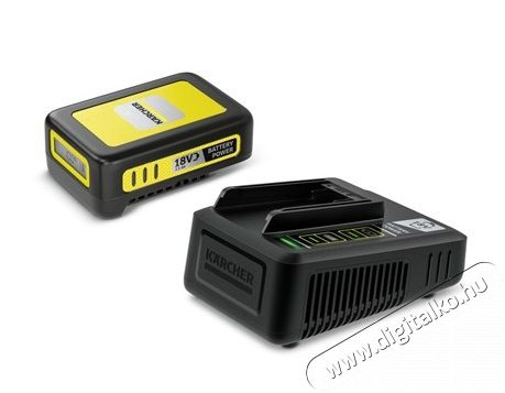 Karcher STARTER KIT BATTERY POWER 2.445-062.0 akkumul&aacute;tor szett Akkuk &eacute;s t&ouml;ltők - Li-ion akkumul&aacute;tor &eacute;s t&ouml;ltő (ut&aacute;ngy&aacute;rtott) - Szettben - 362117