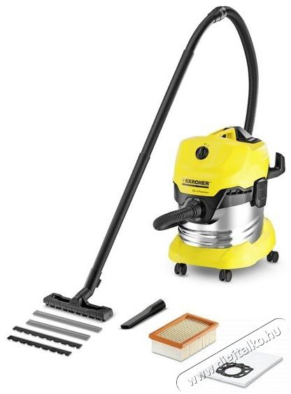 Karcher WD 4 PREMIUM 1.348-150.0 száraz-nedves porszívó Háztartás / Otthon / Kültér - Porszívó / takarítógép - Száraz-nedves takarítógép - 362139