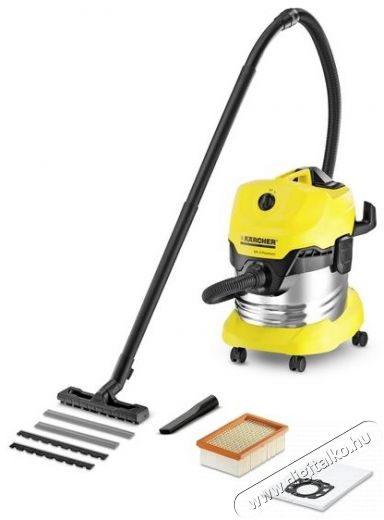 Karcher WD 4 PREMIUM 1.348-150.0 száraz-nedves porszívó Háztartás / Otthon / Kültér - Porszívó / takarítógép - Száraz-nedves takarítógép - 362139
