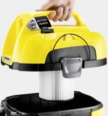 Karcher WD 1 Compact Battery 1.198-300.0 többfunkciós porszívó Háztartás / Otthon / Kültér - Porszívó / takarítógép - Porzsákos porszívó - 362140