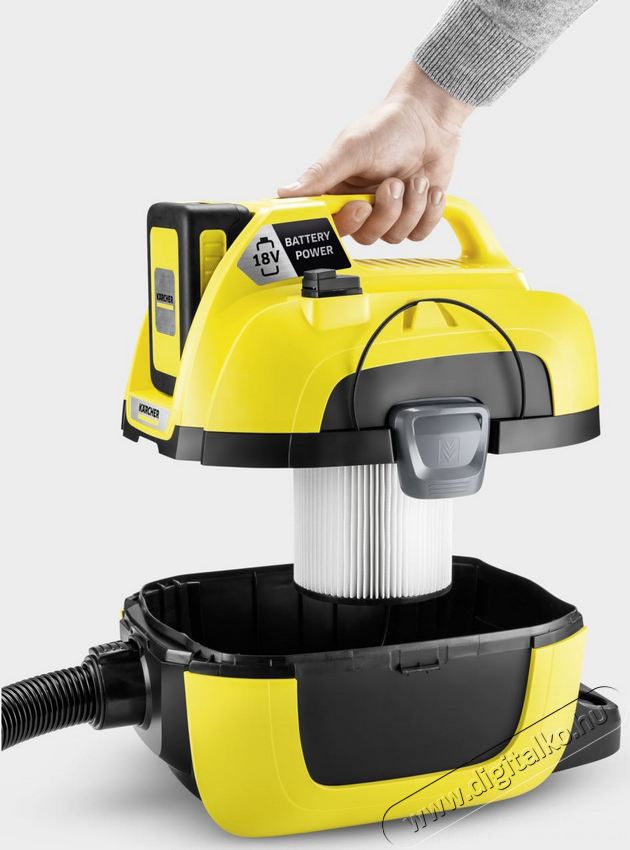 Karcher WD 1 1.198-301.0 többfunkciós porszívó Háztartás / Otthon / Kültér - Porszívó / takarítógép - Porzsákos porszívó - 362141