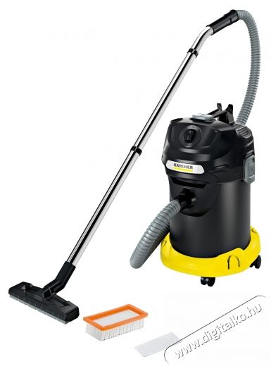Karcher AD 4 Hamu &eacute;s sz&aacute;raz porsz&iacute;v&oacute;, 600W, 17L tart&aacute;ly, 1.7m sz&iacute;v&oacute;t&ouml;mlő, ReBoost szűrőtiszt&iacute;t&aacute;s, Fekete/S&aacute;rga H&aacute;ztart&aacute;s / Otthon / K&uuml;lt&eacute;r - Porsz&iacute;v&oacute; / takar&iacute;t&oacute;g&eacute;p - Hamuporsz&iacute;v&oacute; - 535375