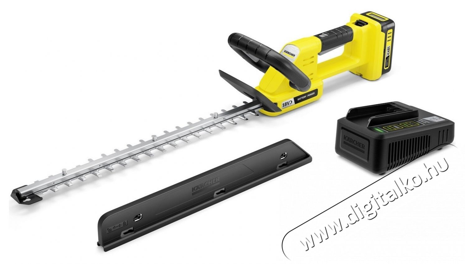 Karcher HGE 3-18 akkumul&aacute;tork&eacute;szlet EU, 18 V, v&aacute;g&aacute;si hossz 50 cm, fogt&aacute;vols&aacute;g 22 mm, tartalma: 18 V 2,0 Ah akkumul&aacute;tor + t&ouml;ltő H&aacute;ztart&aacute;s / Otthon / K&uuml;lt&eacute;r - K&uuml;lt&eacute;r / kerti term&eacute;k / grill - S&ouml;v&eacute;ny / k&eacute;zi fű &eacute;s lomb v&aacute;g&oacute; - 535378