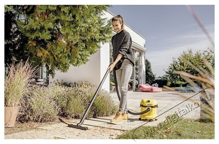 Karcher WD 2 Plus V-12/6/18/C nedves-sz&aacute;raz porsz&iacute;v&oacute;, S&aacute;rga/fekete H&aacute;ztart&aacute;s / Otthon / K&uuml;lt&eacute;r - Porsz&iacute;v&oacute; / takar&iacute;t&oacute;g&eacute;p - Porzs&aacute;kos porsz&iacute;v&oacute; - 536955