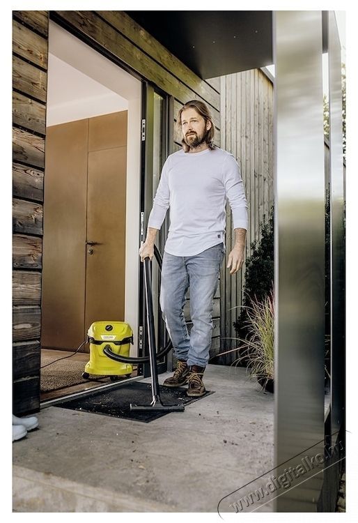 Karcher WD 2 Plus V-12/6/18/C nedves-sz&aacute;raz porsz&iacute;v&oacute;, S&aacute;rga/fekete H&aacute;ztart&aacute;s / Otthon / K&uuml;lt&eacute;r - Porsz&iacute;v&oacute; / takar&iacute;t&oacute;g&eacute;p - Porzs&aacute;kos porsz&iacute;v&oacute; - 536955