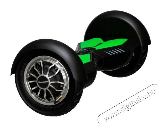 Kawasaki 10 hoverboard elektromos robogó - fekete Háztartás / Otthon / Kültér - Játék / Sport - Roller / segway / gördeszka - 350470