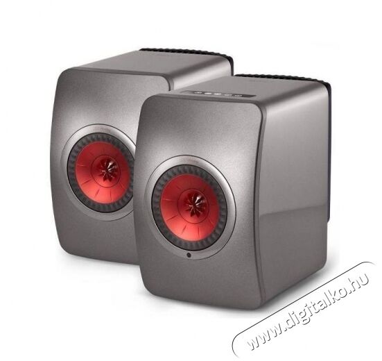 KEF LS-50 polc hangsugárzó /pár - sötét titánium Audio-Video / Hifi / Multimédia - Hangfal - Hangfalszett - Polc / állványos/ háttér hangsugárzó - 316273
