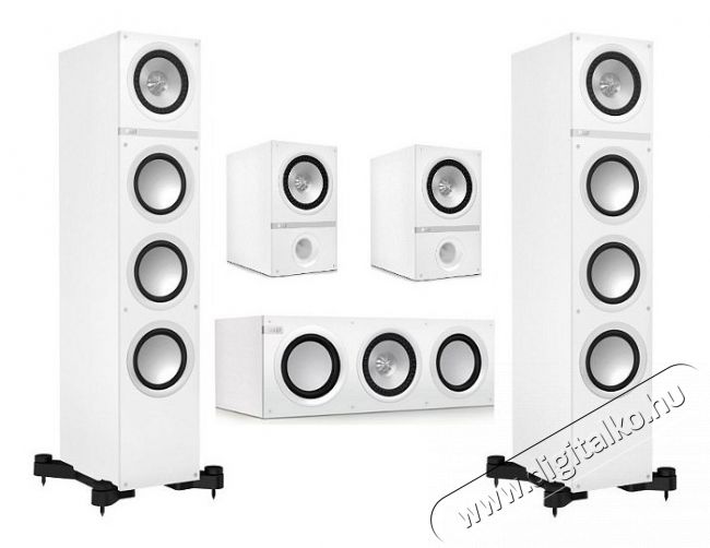 KEF Q500 szett (Q100+Q500+Q200c) 5.0 hangfal szett - feh&eacute;r Audio-Video / Hifi / Multim&eacute;dia - Hangfal - Hangfalszett - Hangfalszett - 316302