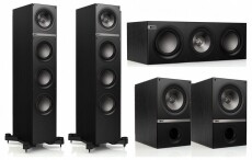 KEF Q500 szett (Q500+Q100+Q200c) 5.0 hangfal szett - fekete Audio-Video / Hifi / Multimédia - Hangfal - Hangfalszett - Hangfalszett - 296962