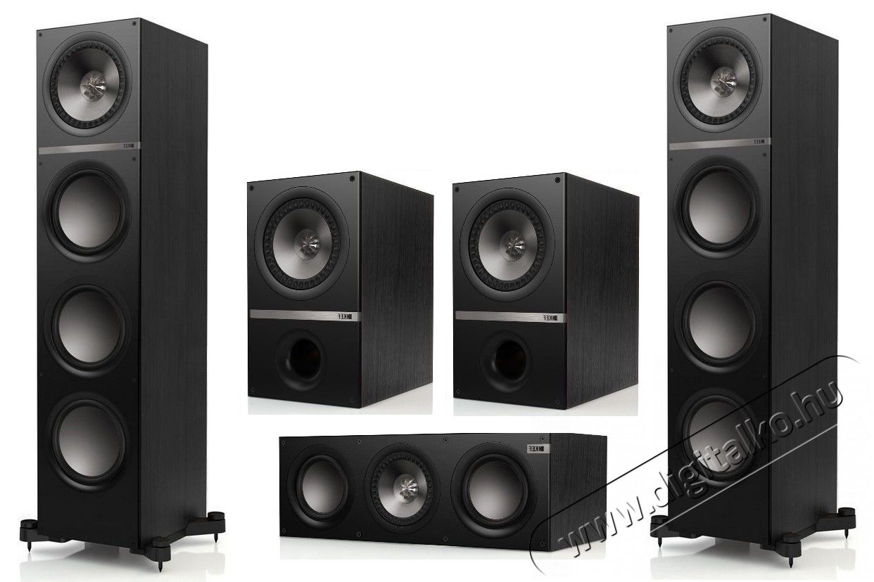 KEF Q700 szett (Q700 + Q100 + Q200c) 5.0 hangfal szett - fekete Audio-Video / Hifi / Multimédia - Hangfal - Hangfalszett - Hangfalszett - 280605