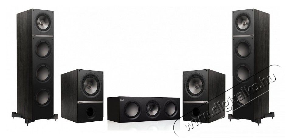 KEF Q 700 nagy szett (Q700+Q300+Q600c) 5.0 hangfal szett - fekete Audio-Video / Hifi / Multimédia - Hangfal - Hangfalszett - Hangfalszett - 297039