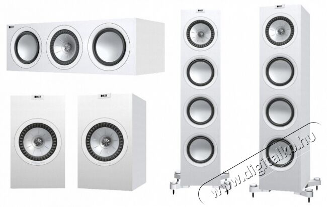 KEF Q750 nagy szett ( Q350 + Q750 + Q650c ) 5.0 hangfal szett - fehér Audio-Video / Hifi / Multimédia - Hangfal - Hangfalszett - Hangfalszett - 338814