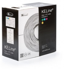 KELine KE-Line Cat6 (U/UTP) PVC árnyékolatlan fali kábel Iroda és számítástechnika - Számítógép tartozék - Hálózati kábel - 407268