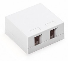 KELine KE-Line 2 portos Falon kívüli doboz modul nélkül Iroda és számítástechnika - Hálózat - Hálózati kiegészítő - 463404