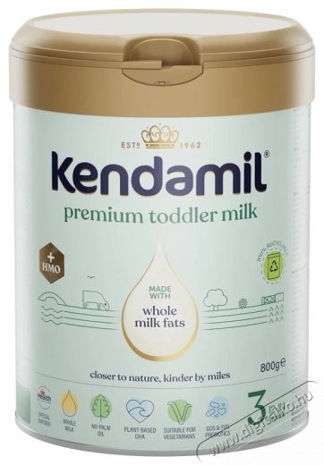 Kendamil Premium 3 HMO+ (800 g) Sz&eacute;ps&eacute;g&aacute;pol&aacute;s / Eg&eacute;szs&eacute;g - Baba mama term&eacute;k - Egy&eacute;b baba mama term&eacute;k - 537885