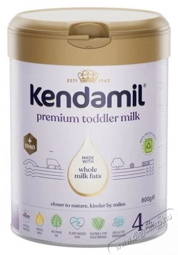 Kendamil Premium 4 HMO+ (800 g) Sz&eacute;ps&eacute;g&aacute;pol&aacute;s / Eg&eacute;szs&eacute;g - Baba mama term&eacute;k - Egy&eacute;b baba mama term&eacute;k - 537884