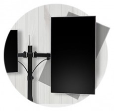 Kensington SmartFit Ergo 2 eszközös kinyújtható monitorkar Iroda és számítástechnika - Egyéb számítástechnikai termék - 396701