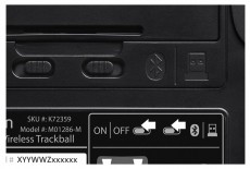 Kensington Expert vezeték nélküli hanyattegér Iroda és számítástechnika - Egér - Vezeték nélküli egér - 416035