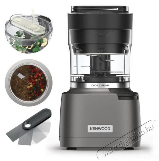Kenwood CHP80.000.SI Duo Prep 2in1 antracit aprító Konyhai termékek - Konyhai kisgép (előkészítés / feldolgozás) - Aprító / daráló - 513639