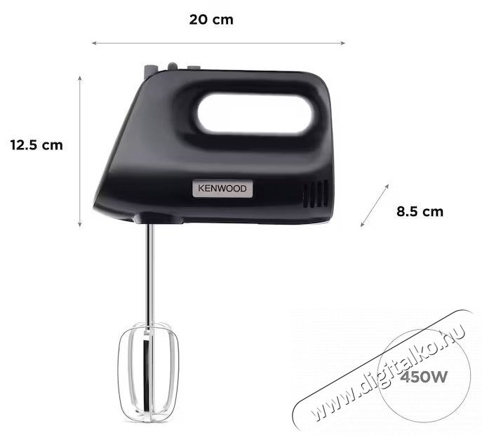 Kenwood HMP30.A0BK k&eacute;zi mixer Konyhai term&eacute;kek - Konyhai kisg&eacute;p (elők&eacute;sz&iacute;t&eacute;s / feldolgoz&aacute;s) - K&eacute;zi mixer - 531309