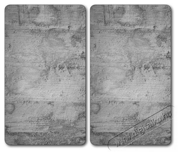 Kesper Multifunkciós üveg vágódeszka, beton motívummal, 2 db, 52 × 28,5 cm Konyhai termékek - Konyhai eszköz - Vágódeszka - 527367