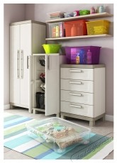 Keter Excellence Tall 241046 4 polcos szekr&eacute;ny, 15 kg/polc H&aacute;ztart&aacute;s / Otthon / K&uuml;lt&eacute;r - Egy&eacute;b h&aacute;ztart&aacute;si term&eacute;k - 535387