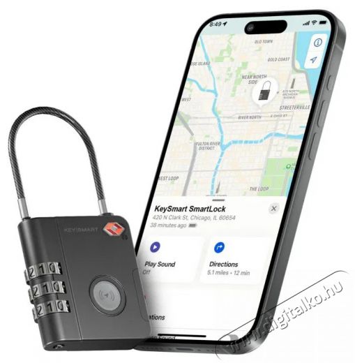 KeySmart  SmartLock az Apple FindMy funkcióval Mobil / Kommunikáció / Smart - Okos eszköz - Egyéb okos eszköz - 519530