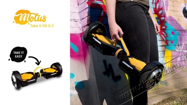 Kiano Motus Take IT XD 6,5 fekete hoverboard Újdonságok - Új termékek - 342234