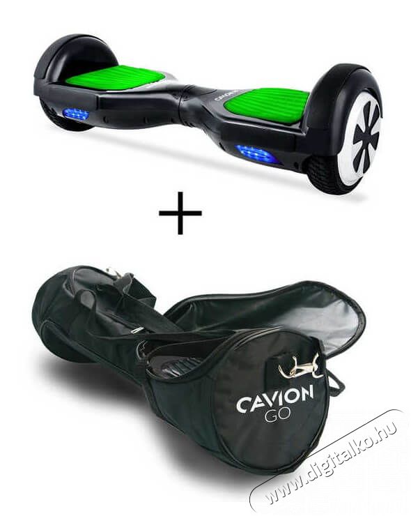 Kiano Cavion GO 6,5 fekete hoverboard (hordozó táskával) Egyéb - Nem forgalmazzuk ! - 342230