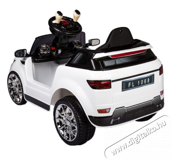 KidCar KC-1068W Elektromos kisautó gyerekeknek - fehér terepjáró Újdonságok - Új termékek - 353468