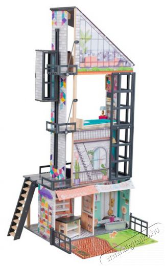 KIDKRAFT Bianca City Life babaház Háztartás / Otthon / Kültér - Játék / Sport - Kreatív / készségfejlesztő játék - 514112