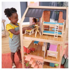 KIDKRAFT Boho Naturals stílusos babaház Háztartás / Otthon / Kültér - Játék / Sport - Játékfigura - 514093