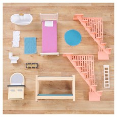 KIDKRAFT Boho Naturals stílusos babaház Háztartás / Otthon / Kültér - Játék / Sport - Játékfigura - 514093
