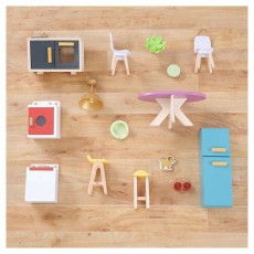 KIDKRAFT Boho Naturals stílusos babaház Háztartás / Otthon / Kültér - Játék / Sport - Játékfigura - 514093
