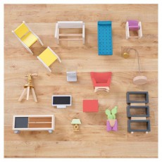 KIDKRAFT Boho Naturals stílusos babaház Háztartás / Otthon / Kültér - Játék / Sport - Játékfigura - 514093