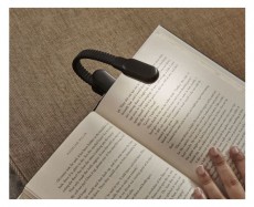 KIKKERLAND BL13-BK-EU csiptetős újratölthető fekete LED-es olvasólámpa Fotó-Videó kiegészítők - Lámpa - LED lámpa - 405744