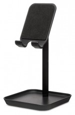 KIKKERLAND US216-BK fekete asztali telefontartó állvány Mobil / Kommunikáció / Smart - Mobiltelefon kiegészítő / tok - Tartó / rögzítő / állvány - 414944