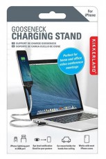 KIKKERLAND US212-EU USB/Lightning gooseneck kábel és telefontartó Mobil / Kommunikáció / Smart - Mobiltelefon kiegészítő / tok - Tartó / rögzítő / állvány - 444654