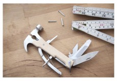 KIKKERLAND Fa nyelű multifunkci&oacute;s kalap&aacute;cs &eacute;s szersz&aacute;mk&eacute;szlet H&aacute;ztart&aacute;s / Otthon / K&uuml;lt&eacute;r - Szersz&aacute;m - Csavarh&uacute;z&oacute; / kulcs / f&uacute;r&oacute; / szersz&aacute;m k&eacute;szlet - 448612