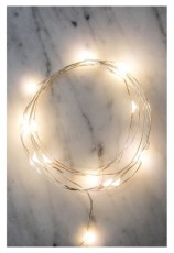 KIKKERLAND huzal jellegű ezüst fényfüzér Háztartás / Otthon / Kültér - Világítás / elektromosság - Led szalag / fényfüzér - 448720