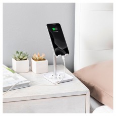 KIKKERLAND US216-WH fehér telefontartó állvány Mobil / Kommunikáció / Smart - Mobiltelefon kiegészítő / tok - Tartó / rögzítő / állvány - 475839