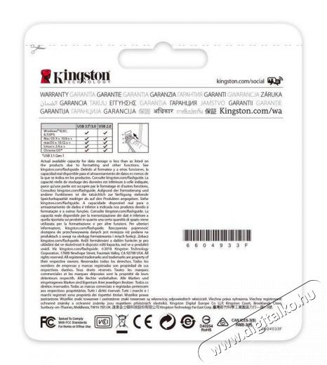 Kingston USB3.0 pendrive 128GB DT106/128GB Egyéb - Nem forgalmazzuk ! - 342025