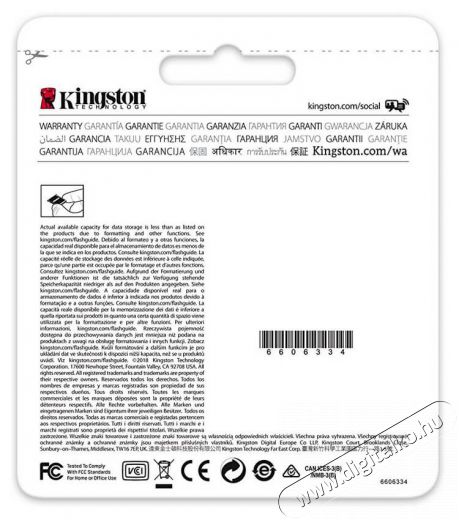 Kingston SD 16GB Class 10 UHS-I (SDS/16GB) memória kártya Memória kártya / Pendrive - SD / SDHC / SDXC kártya - 334405