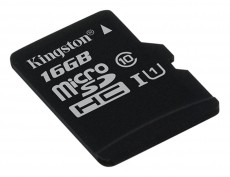 Kingston Canvas Select 80R 16GB Class 10 UHS-I micro SD (SDCS/16GBSP) memória kártya Memória kártya / Pendrive - MicroSD / MicroSDHC kártya - 334407