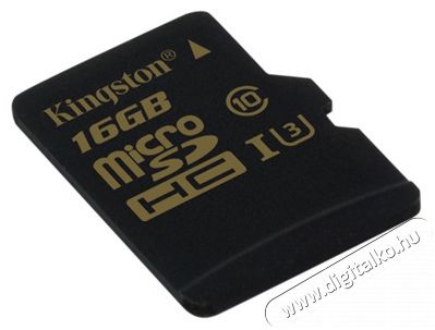 Kingston 16GB SD micro (SDHC Class U3 UHS-I) (SDCG/16GBSP) memória kártya Memória kártya / Pendrive - MicroSD / MicroSDHC kártya - 314651