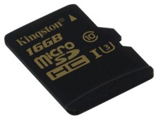 Kingston 16GB SD micro (SDHC Class U3 UHS-I) (SDCG/16GBSP) memória kártya Memória kártya / Pendrive - MicroSD / MicroSDHC kártya - 314651