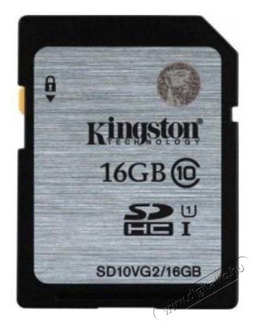 Kingston 16GB SD (SDHC Class 10 UHS-I) (SD10VG2/16GB) memória kártya Memória kártya / Pendrive - SD / SDHC / SDXC kártya - 311960