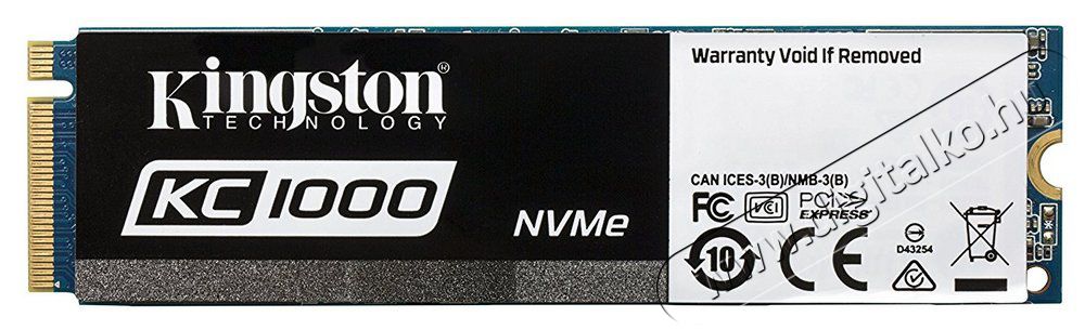 Kingston 240GB M.2 NVMe 2280 KC1000 (SKC1000/240G) SSD Iroda és számítástechnika - Adattároló / merevlemez - SSD - 325998