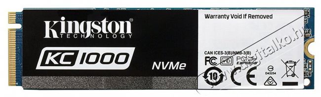 Kingston 240GB M.2 NVMe 2280 KC1000 (SKC1000/240G) SSD Iroda és számítástechnika - Adattároló / merevlemez - SSD - 325998