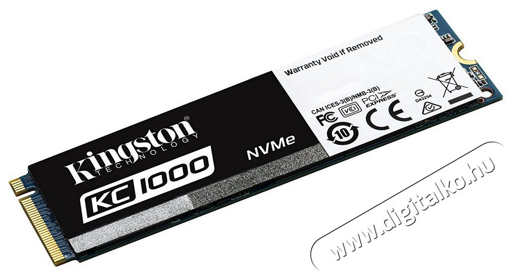 Kingston 240GB M.2 NVMe 2280 KC1000 (SKC1000/240G) SSD Iroda és számítástechnika - Adattároló / merevlemez - SSD - 325998
